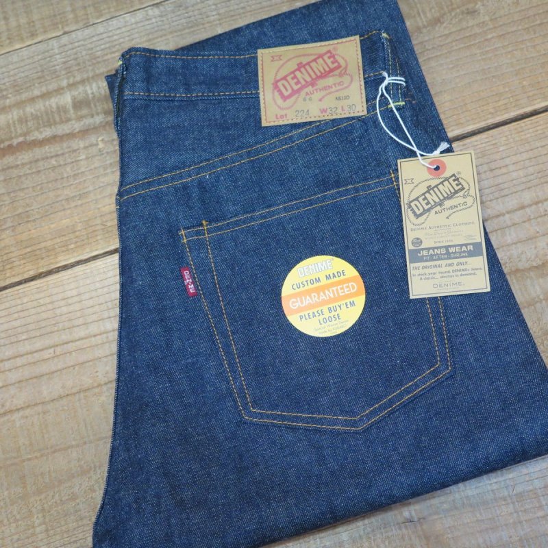 画像1: 【ドゥニーム 224-66】   66モデル ジーンズ   レングス30インチ仕様   DENIME 224-66   日本製【送料無料】 (1)