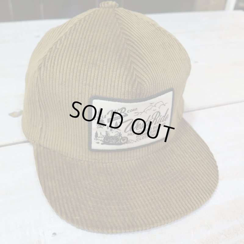 画像2: 【送料無料】  【ウエストライド】   コーデュロイ ランブラーズ   ワッペン ベースボール キャップ   WEST RIDE BB CAP6 RAMBLERS   日本製 (2)