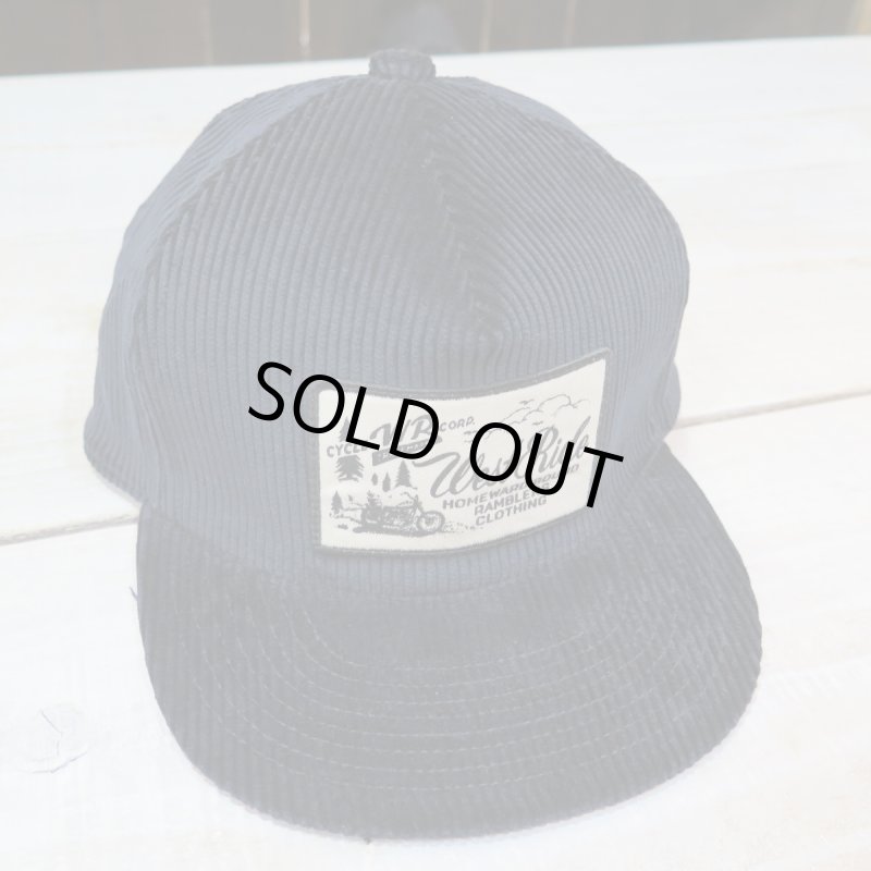 画像3: 【送料無料】  【ウエストライド】   コーデュロイ ランブラーズ   ワッペン ベースボール キャップ   WEST RIDE BB CAP6 RAMBLERS   日本製 (3)