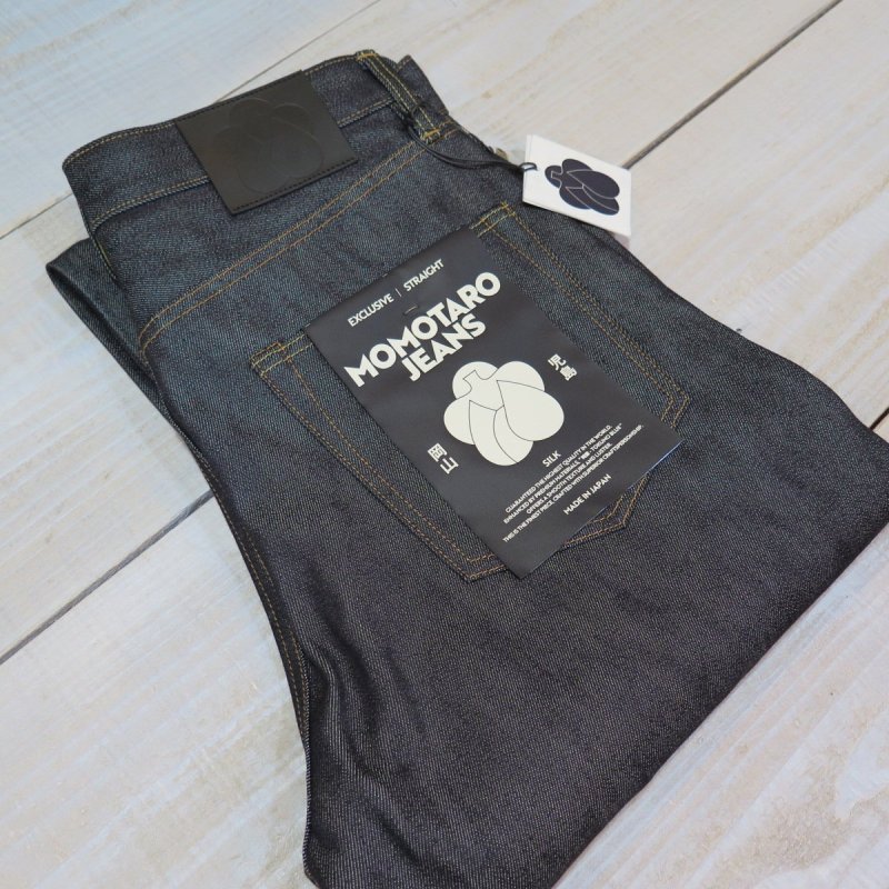 画像1: 【MOMOTARO JEANS】  15オンス シルク スタンダード   ストレート ジッパーフライ   MMJZ0102 岡山 児島 日本製  【送料無料】 (1)