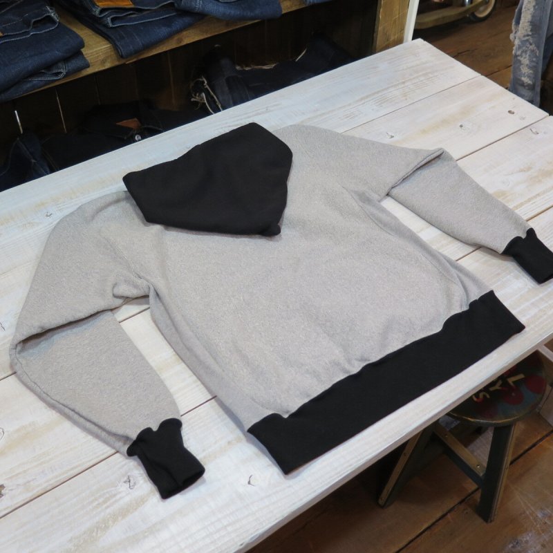画像2: 【ウエストライド】  RW ツートン スウエットパーカー   WEST RIDE RW 2-TONE HOODIE   日本製【送料無料】 (2)