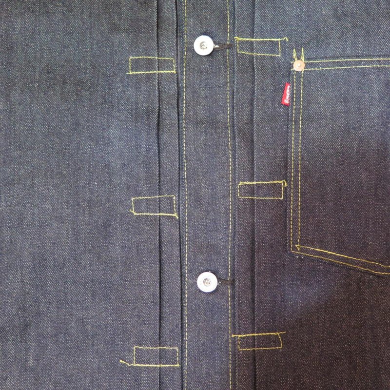 画像10: ＝BIG SIZE＝ 【HIZUMI WWII】 S906XXE 1940's model ”歪み”大戦モデル デニムジャケット  日本製 (10)