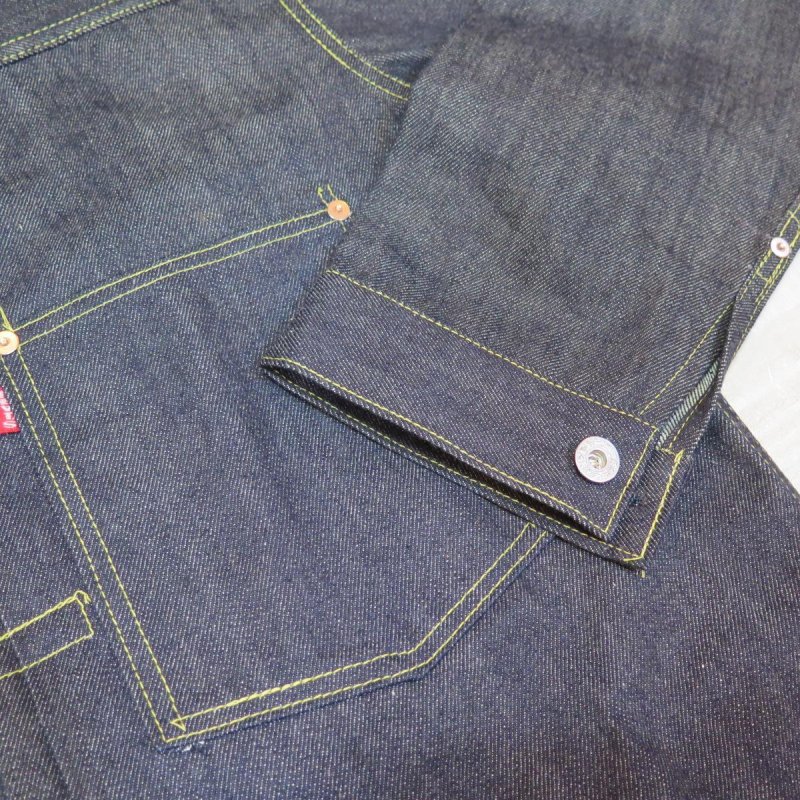 画像9: ＝BIG SIZE＝ 【HIZUMI WWII】 S906XXE 1940's model ”歪み”大戦モデル デニムジャケット  日本製 (9)