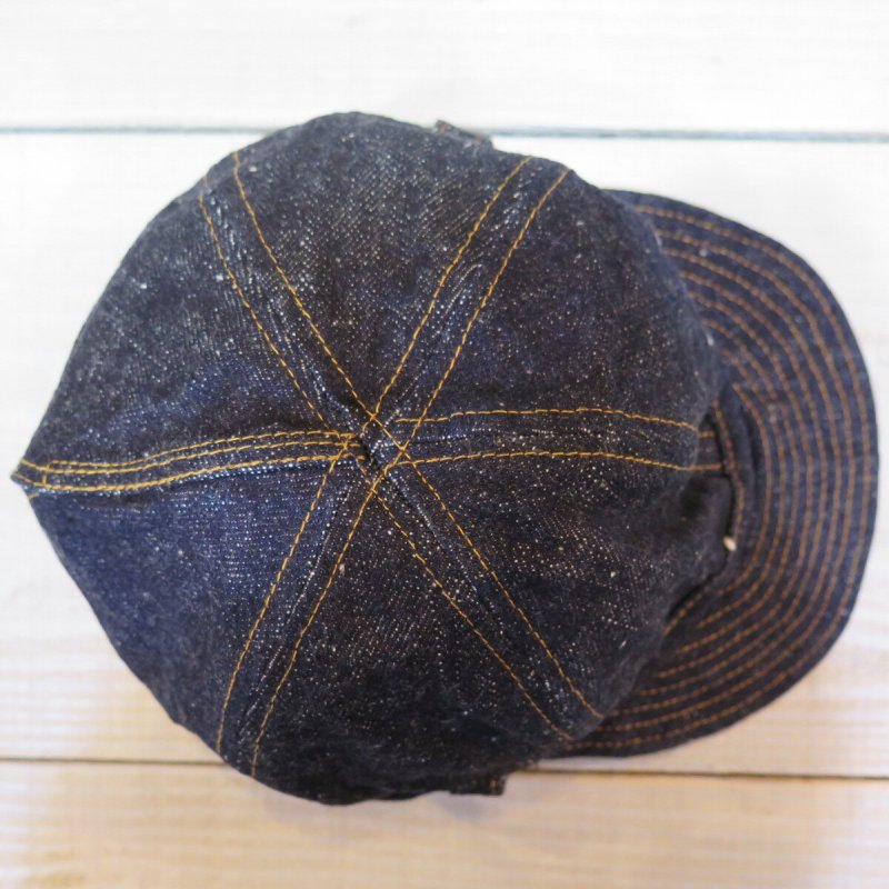 画像4: 【サムライジーンズ】  デニム ワークキャップ  SAMURAI JEANS SJ201WC-5000VX17oz  日本製【送料無料】 (4)