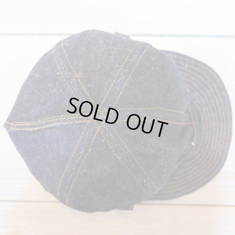 画像4: 【サムライジーンズ】  デニム ワークキャップ  SAMURAI JEANS SJ201WC-5000VX17oz  日本製【送料無料】 (4)