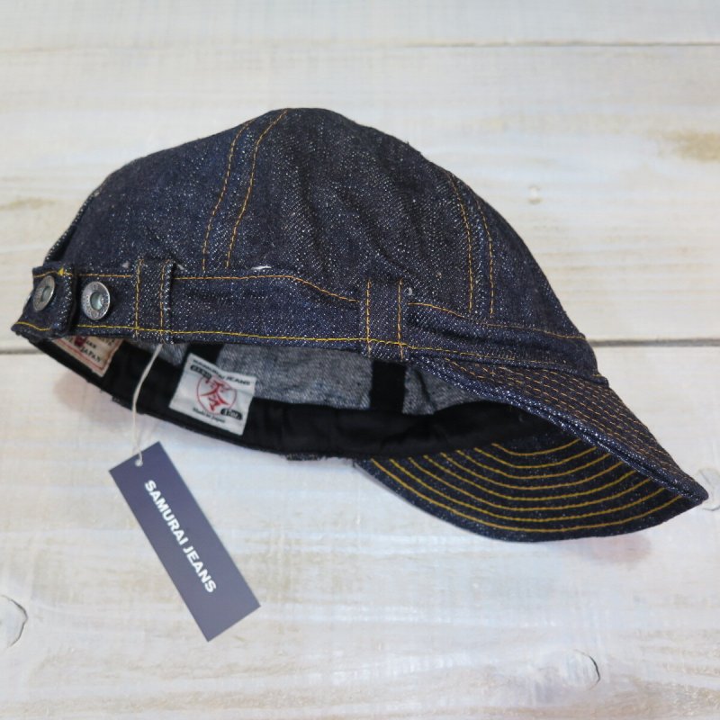 画像1: 【サムライジーンズ】  デニム ワークキャップ  SAMURAI JEANS SJ201WC-5000VX17oz  日本製【送料無料】 (1)