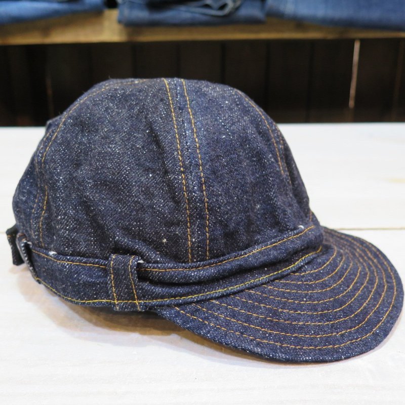 画像3: 【サムライジーンズ】  デニム ワークキャップ  SAMURAI JEANS SJ201WC-5000VX17oz  日本製【送料無料】 (3)