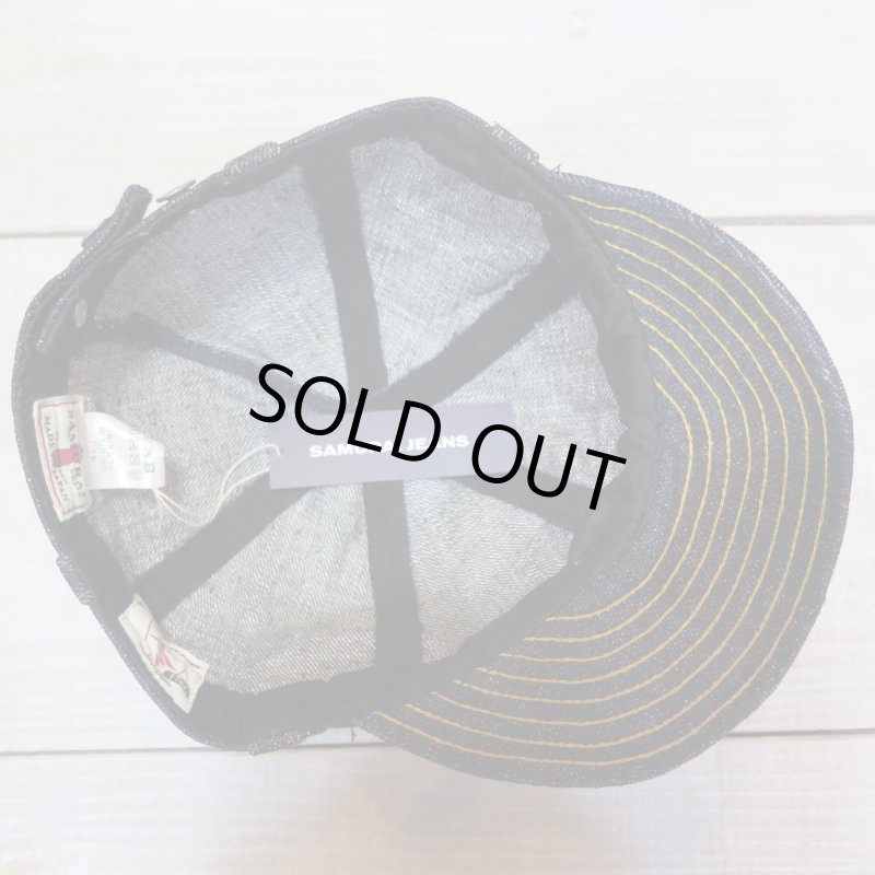 画像5: 【サムライジーンズ】  デニム ワークキャップ  SAMURAI JEANS SJ201WC-5000VX17oz  日本製【送料無料】 (5)