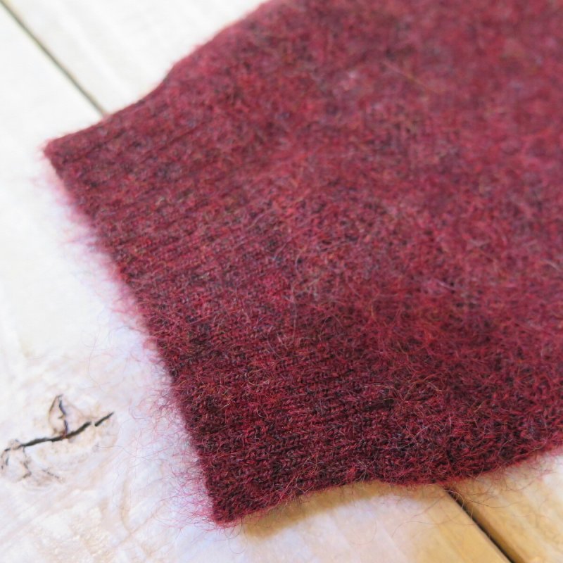 画像5: 【ウエストライド】   ビンテージ モヘア カーディガン バーガンディ   WEST RIDE   VINTAGE MOHAIR CARDIGAN   日本製  【送料無料】 (5)
