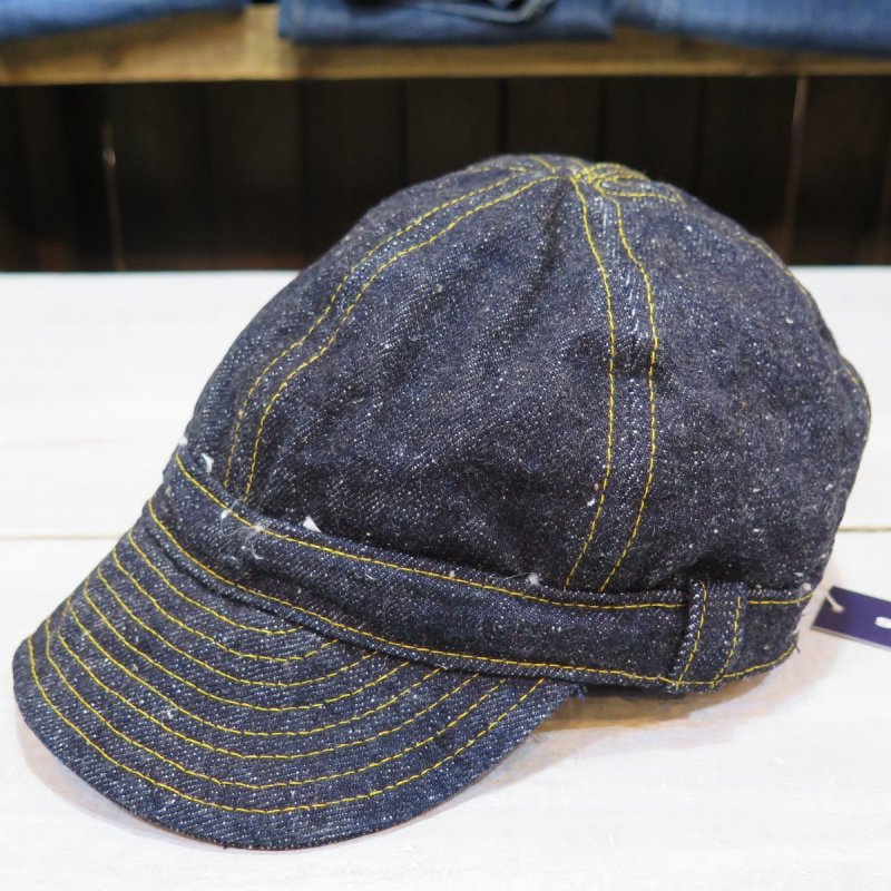 画像2: 【サムライジーンズ】 大戦デニム ワークキャップ  SAMURAI JEANS SJ201WC-3100VX  日本製【送料無料】 (2)