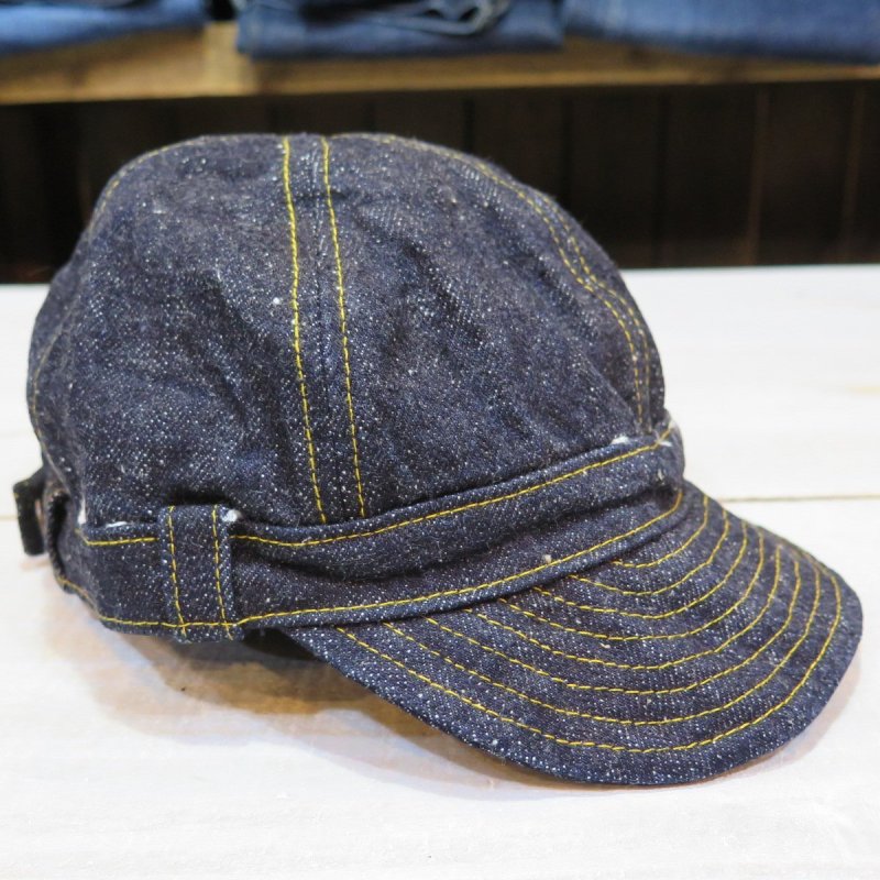 画像3: 【サムライジーンズ】 大戦デニム ワークキャップ  SAMURAI JEANS SJ201WC-3100VX  日本製【送料無料】 (3)
