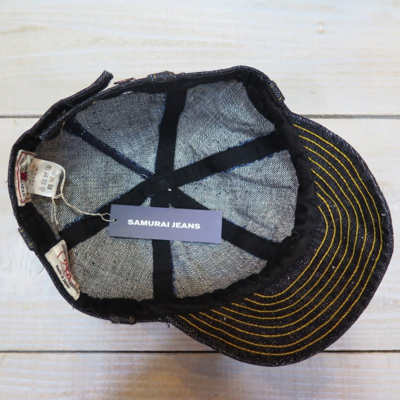 画像5: 【サムライジーンズ】 大戦デニム ワークキャップ  SAMURAI JEANS SJ201WC-3100VX  日本製【送料無料】 (5)