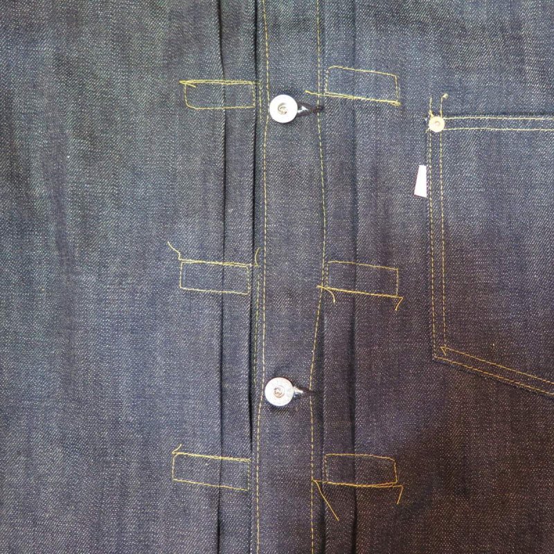画像7: 【KIWAMI WWII】 ”極み”大戦モデル/最終退色タブ デニムジャケット 全サイズ スプリットバックT-back 日本製 (7)
