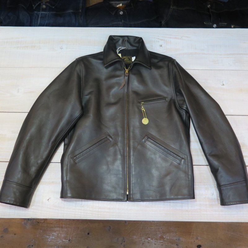 画像1: 【トロフィークロージング】   ホースハイド ハミングバードレザージャケット   TROPHY CLOTHING TR-YL08   日本製  【送料無料】 (1)