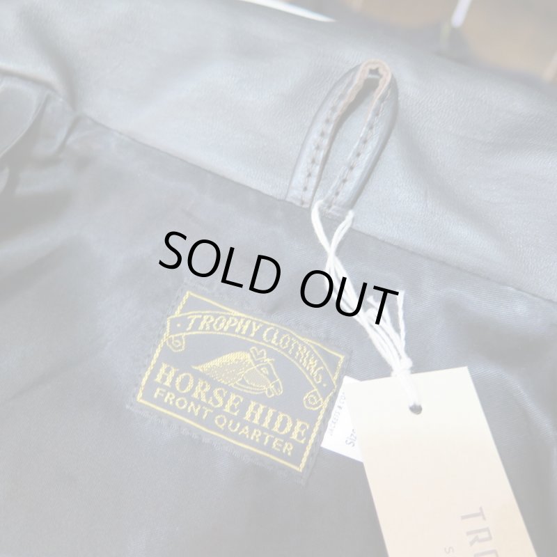 画像3: 【トロフィークロージング】   ホースハイド ハミングバードレザージャケット   TROPHY CLOTHING TR-YL08   日本製  【送料無料】 (3)