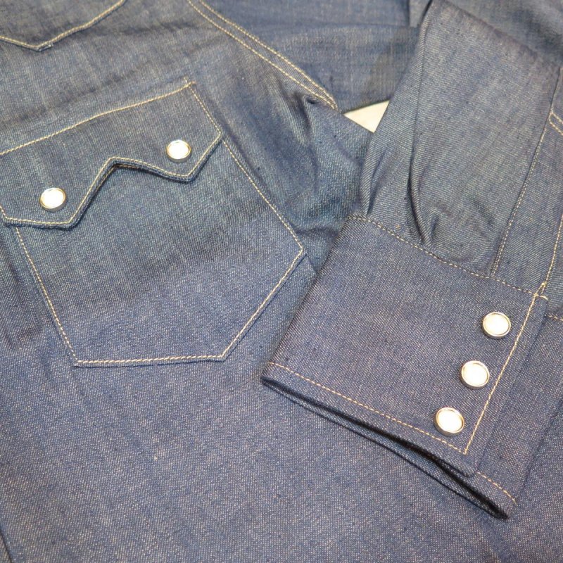 画像6: 【リーバイス】  1955年 ショートホーン ウエスタンシャツ  ソーツゥース/リジッド   LEVIS 1950's MODEL  【送料無料】 (6)