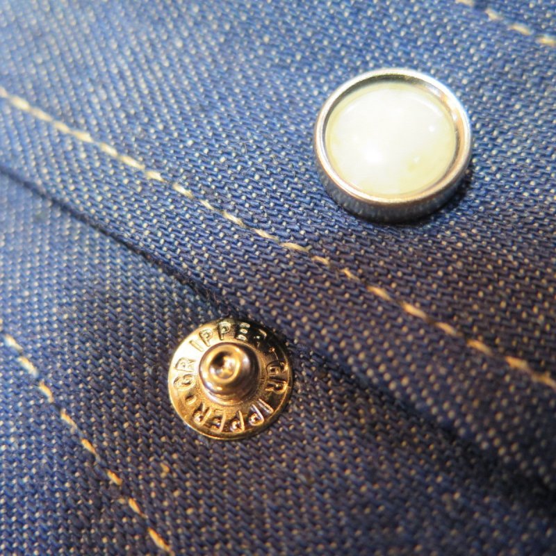 画像9: 【リーバイス】  1955年 ショートホーン ウエスタンシャツ  ソーツゥース/リジッド   LEVIS 1950's MODEL  【送料無料】 (9)