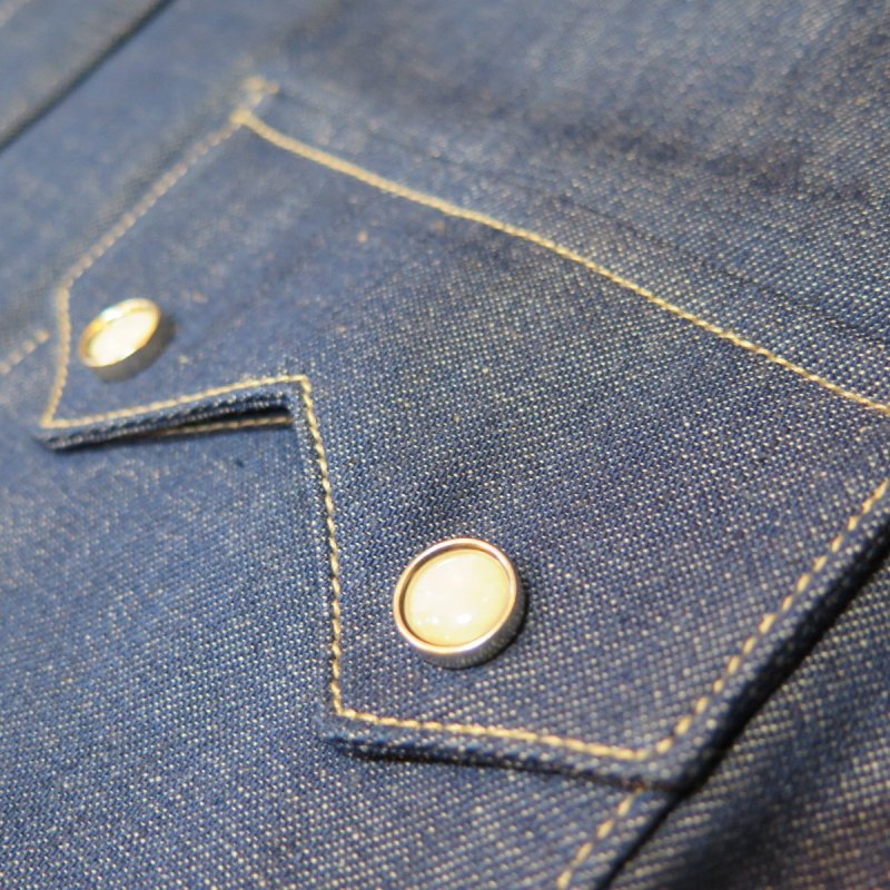 画像7: 【リーバイス】  1955年 ショートホーン ウエスタンシャツ  ソーツゥース/リジッド   LEVIS 1950's MODEL  【送料無料】 (7)