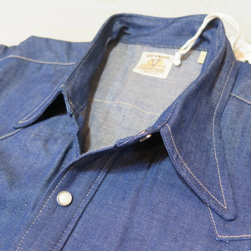 画像5: 【リーバイス】  1955年 ショートホーン ウエスタンシャツ  ソーツゥース/リジッド   LEVIS 1950's MODEL  【送料無料】 (5)