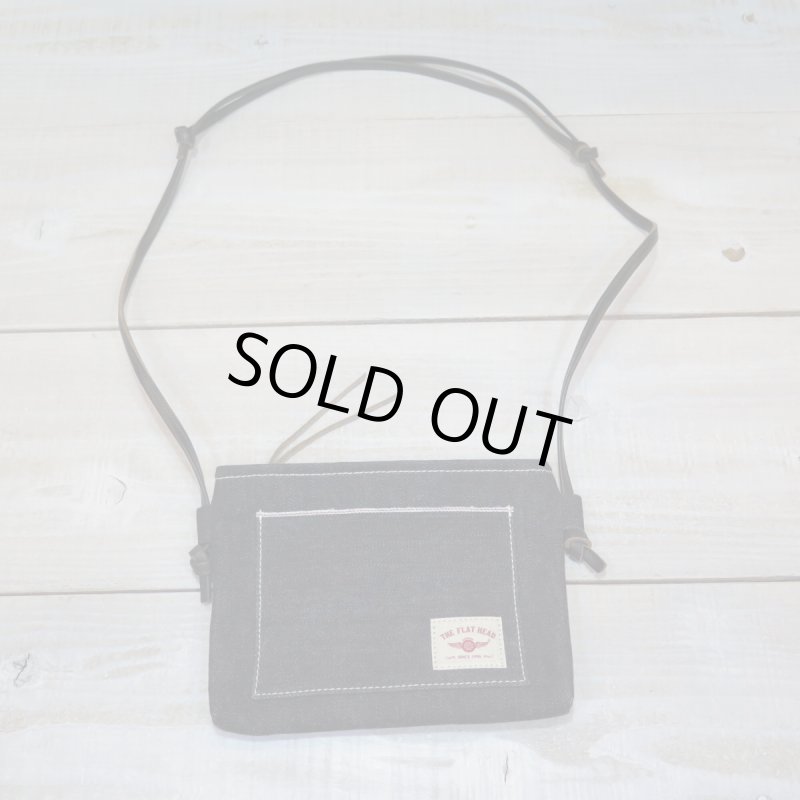 画像1: 【フラットヘッド】  18oz デニム サコッシュ   THE FLAT HEAD FN-BT006   日本製  【送料無料】 (1)