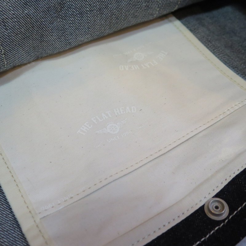 画像7: 【フラットヘッド】  18oz デニムトートバッグ   THE FLAT HEAD FN-BT005   日本製  【送料無料】 (7)