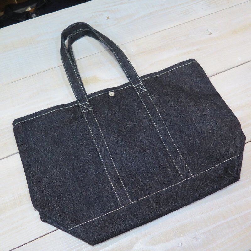 画像2: 【フラットヘッド】  18oz デニムトートバッグ   THE FLAT HEAD FN-BT005   日本製  【送料無料】 (2)