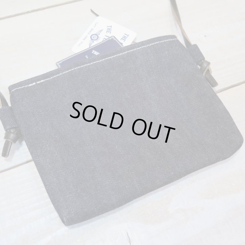 画像2: 【フラットヘッド】  18oz デニム サコッシュ   THE FLAT HEAD FN-BT006   日本製  【送料無料】 (2)