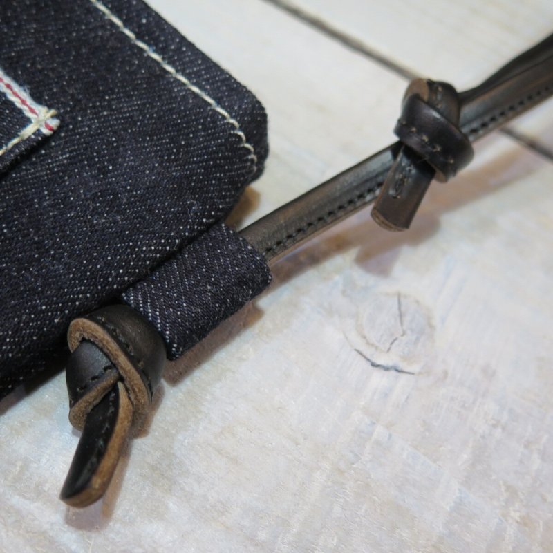 画像6: 【フラットヘッド】  18oz デニム サコッシュ   THE FLAT HEAD FN-BT006   日本製  【送料無料】 (6)