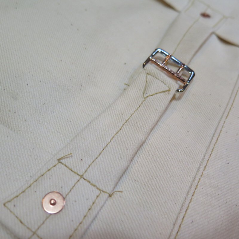 画像8: 明日12/13(土) 10時〜 ＝BIG SIZE＝  【KIWAMI WWII】 ”極み”大戦モデル  デニムジャケット  Undyed 2枚袖  日本製 (8)