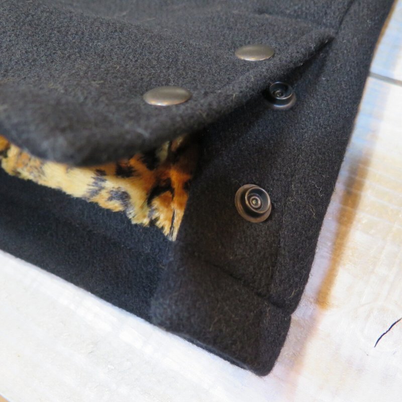 画像12: 【ウエストライド】  ロッドバスター ジャケット カーコート   メルトン×袖ホースハイド   WEST RIDE ROD BUSTERS JACKET   日本製【送料無料】 (12)