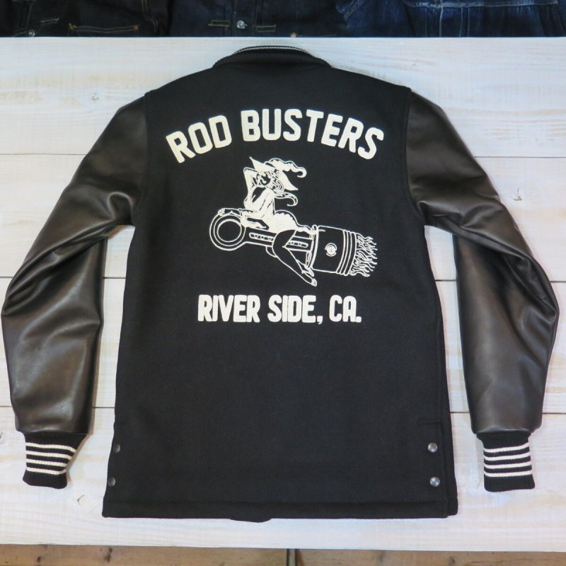 画像2: 【ウエストライド】  ロッドバスター ジャケット カーコート   メルトン×袖ホースハイド   WEST RIDE ROD BUSTERS JACKET   日本製【送料無料】 (2)