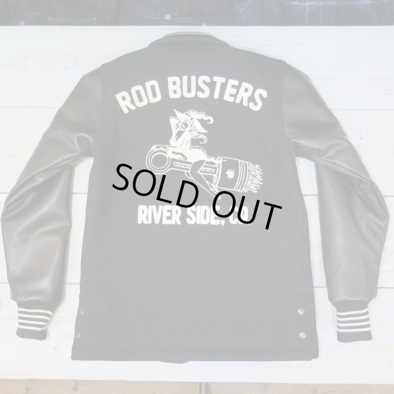 画像2: 【ウエストライド】  ロッドバスター ジャケット カーコート   メルトン×袖ホースハイド   WEST RIDE ROD BUSTERS JACKET   日本製【送料無料】 (2)