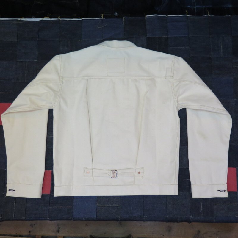 画像2: 明日12/13(土) 10時〜 ＝BIG SIZE＝  【KIWAMI WWII】 ”極み”大戦モデル  デニムジャケット  Undyed 2枚袖  日本製 (2)