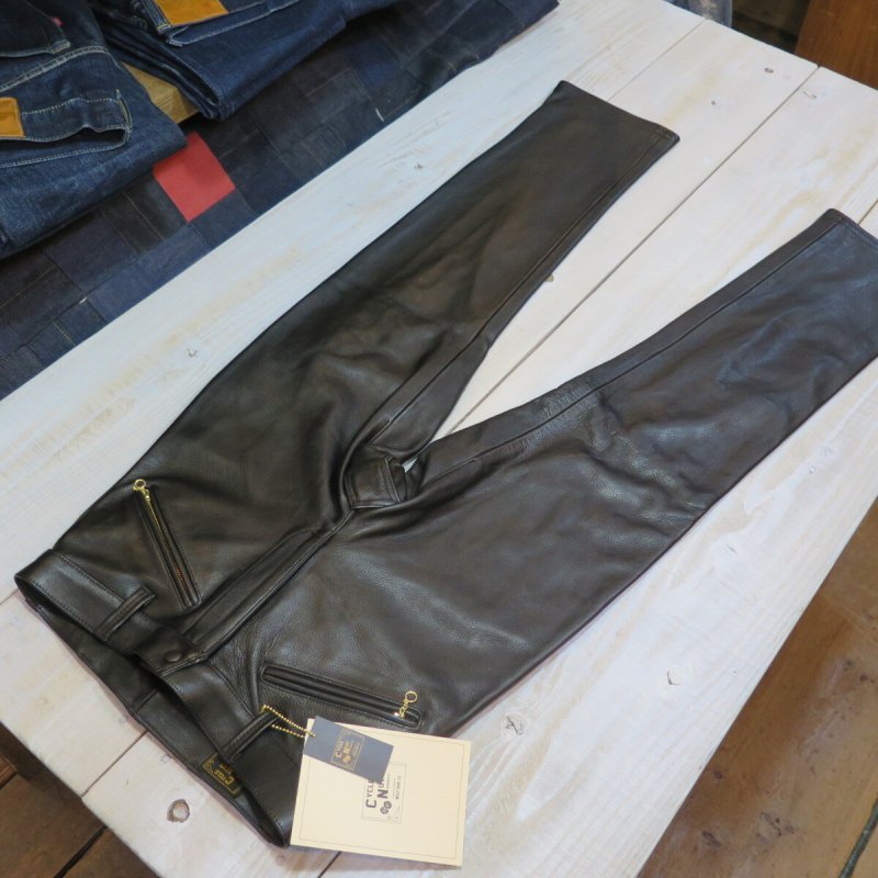 画像1: 【ウエストライド】 レザー ロングライダーパンツ 革パンツ   CYCLE NUT by WEST RIDE   LEATHER LONGRIDER PANTS 【送料無料】 (1)