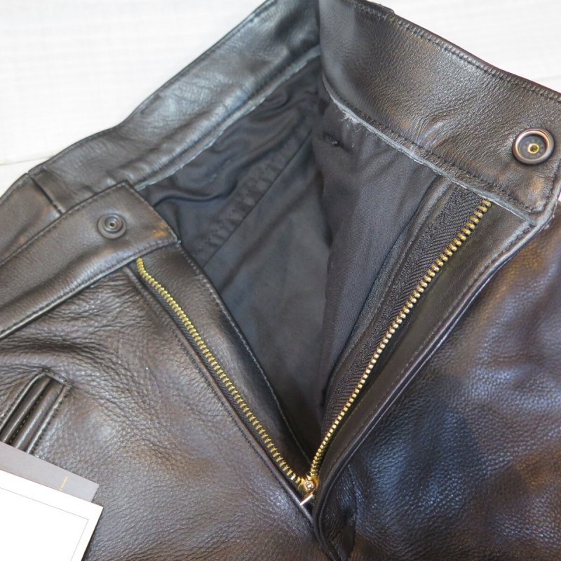 画像4: 【ウエストライド】 レザー ロングライダーパンツ 革パンツ   CYCLE NUT by WEST RIDE   LEATHER LONGRIDER PANTS 【送料無料】 (4)