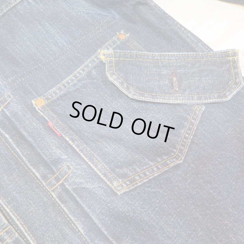 画像1: ＝BIG SIZE＝ 【KIWAMI WWII】 ”極み”大戦モデル デニムジャケット 1枚袖/ガチャプリステッチ 後付けポケットフラップ 日本製 (1)