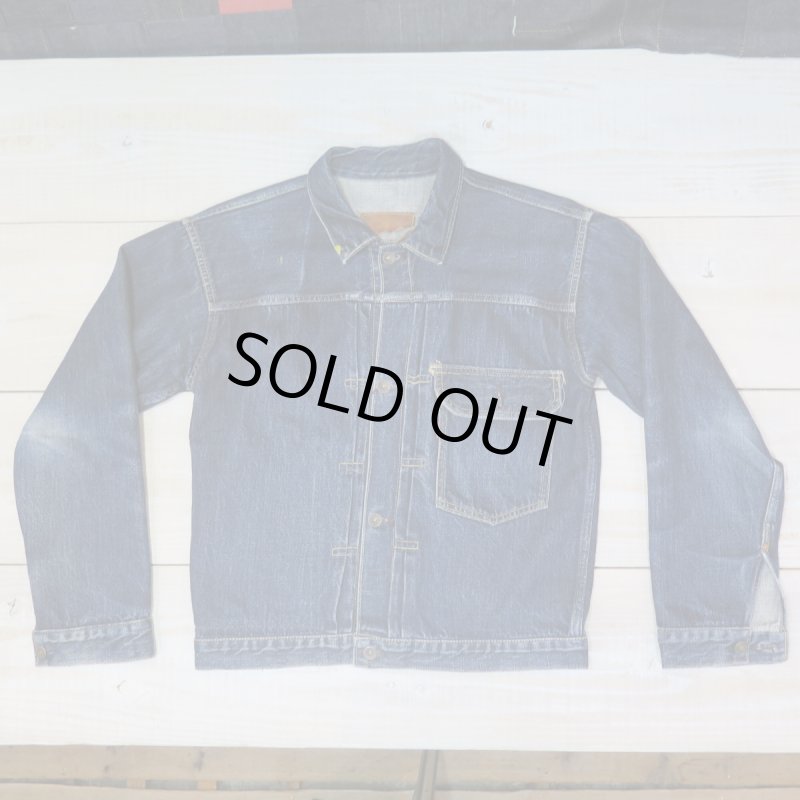 画像3: ＝BIG SIZE＝ 【KIWAMI WWII】 ”極み”大戦モデル デニムジャケット 1枚袖/ガチャプリステッチ 後付けポケットフラップ 日本製 (3)