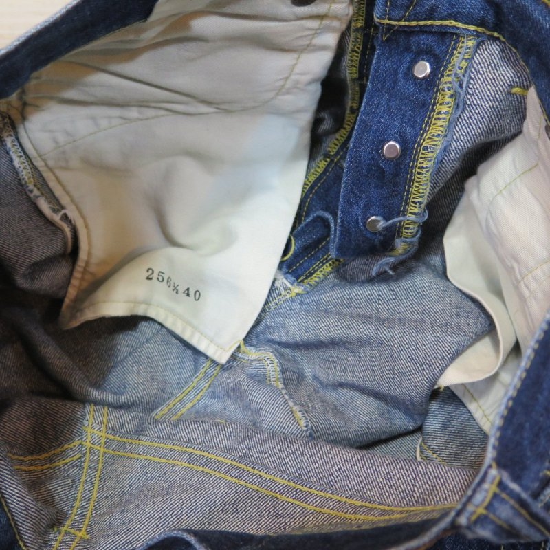 画像2: 【画像リニューアル中】 【HIZUMI 911XX】 “歪み” 1947年 戦後モデル デニムパンツ 日本製 (2)