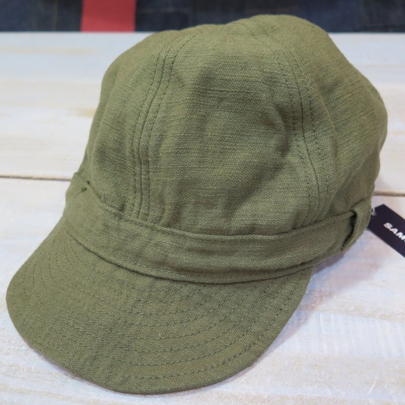 画像2: 【サムライジーンズ】  15oz バックサテン ワークキャップ   SAMURAI JEANS SJ201WC-52BP   日本製【送料無料】 (2)