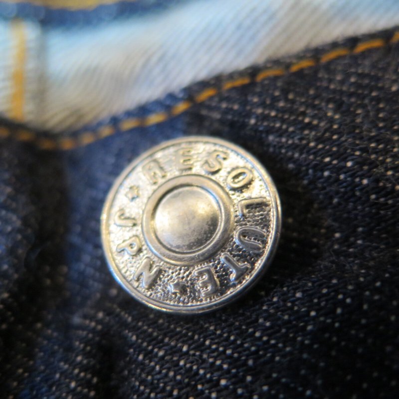 画像7: 【リゾルト】  テーパードストレート/ワンウォッシュ  RESOLUTE JAPAN TYPE 710  日本製【送料無料】 (7)