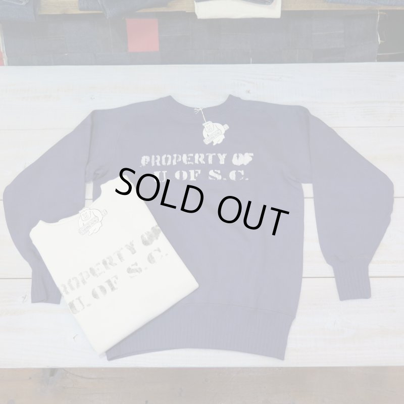 画像1: 【ジョングラッコー】  Property of U of SC ヴィンテージスエット   John GluckowLot.JG-CS24   日本製【送料無料】 (1)