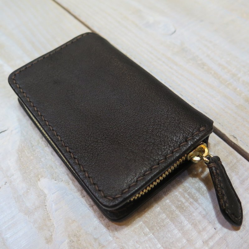 画像3: 【フラットヘッド】   ディアスキン フルジップカードケース   THE FLAT HEAD FN-C5Z5-75   日本製【送料無料】 (3)