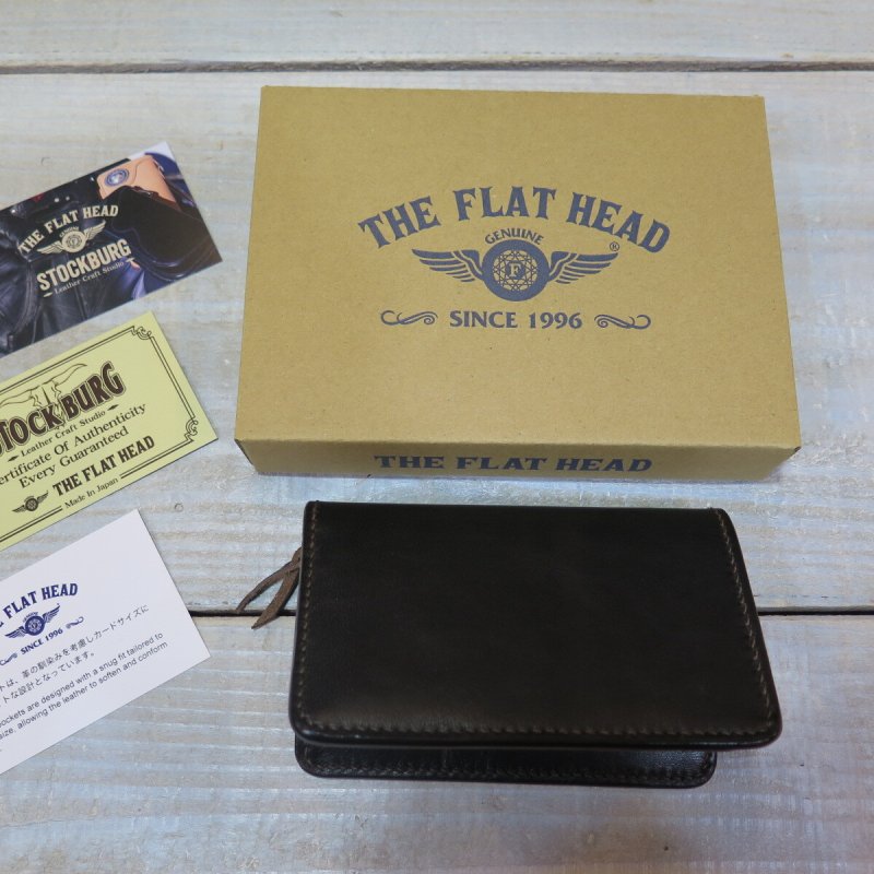 画像1: 【フラットヘッド】   ホースハイド フラグメントケース   THE FLAT HEAD FN-C7C5-5   日本製【送料無料】 (1)
