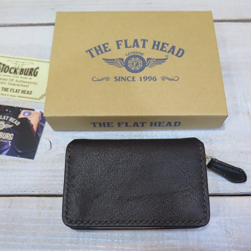 画像1: 【フラットヘッド】   ディアスキン フルジップカードケース   THE FLAT HEAD FN-C5Z5-75   日本製【送料無料】 (1)