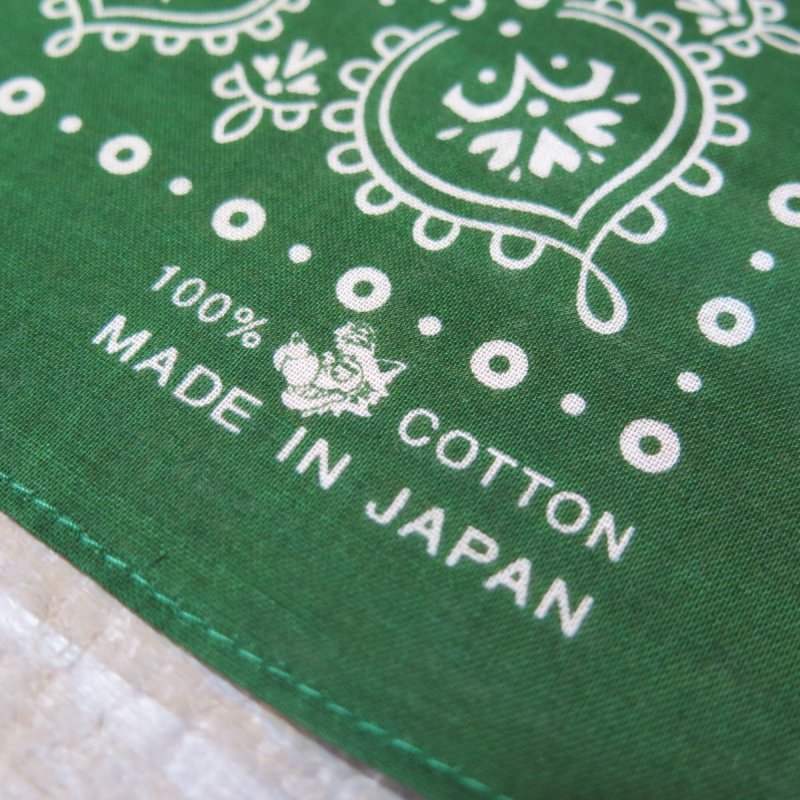 画像3: 【送料無料】 【フラットヘッド】  手捺染 バンダナ   THE FLAT HEAD FN-GB-101   日本製 (3)