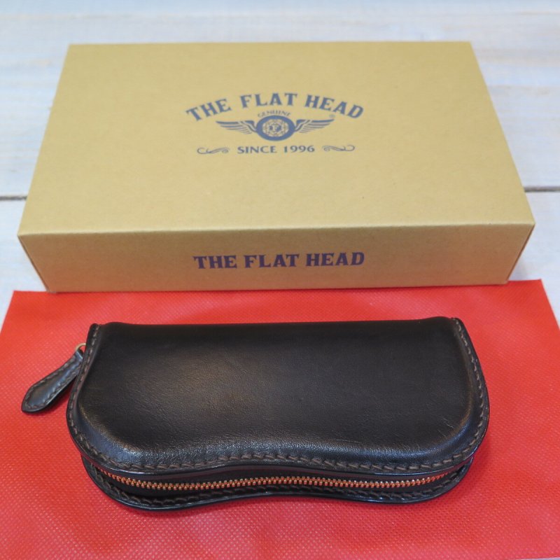 画像1: 【フラットヘッド】   ホースハイド フルジップアクセサリーケース   THE FLAT HEAD FN-U1N1-5   日本製【送料無料】  (1)