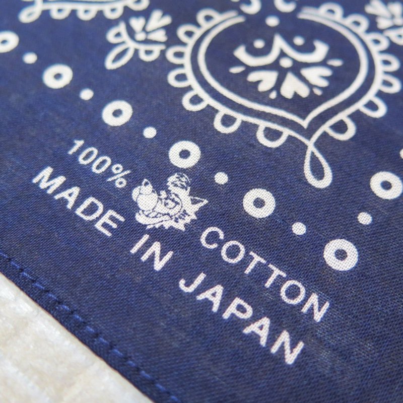 画像7: 【送料無料】 【フラットヘッド】  手捺染 バンダナ   THE FLAT HEAD FN-GB-101   日本製 (7)