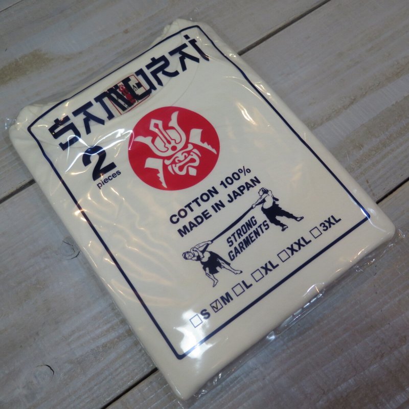 画像1: 【サムライジーンズ】 無地クルーネック 2パックTシャツ SAMURAI JEANS 2PST-01 日本製【送料無料】 (1)