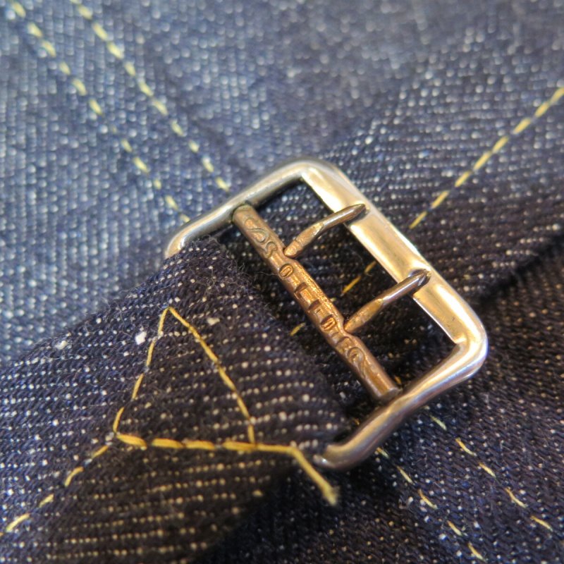 画像7: 【2回払い適用品】 【ビンテージオプション】 SOLIDE buckle 【KIWAMI WWII】 ”極み”大戦モデル専用 デッドストックバックル ブルーメッキorシルバーメッキ (7)