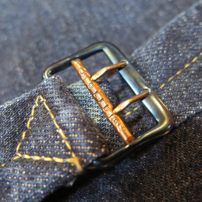 画像4: 【2回払い適用品】 【ビンテージオプション】 SOLIDE buckle 【KIWAMI WWII】 ”極み”大戦モデル専用 デッドストックバックル ブルーメッキorシルバーメッキ (4)